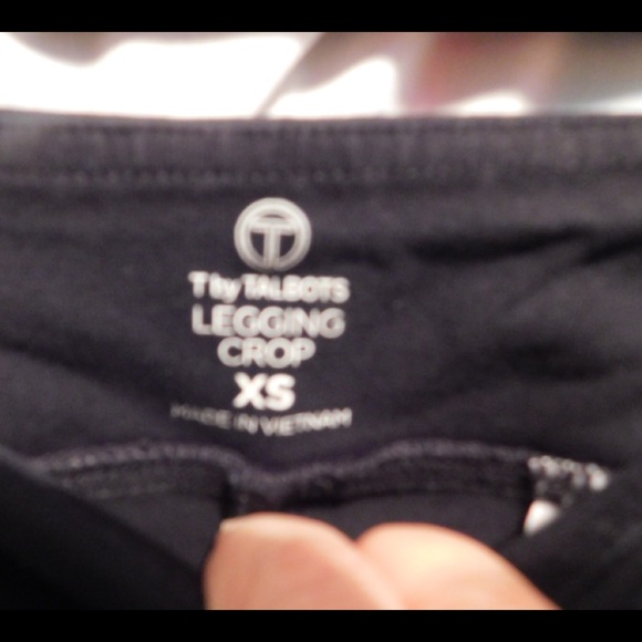 Talbots Leggings Cropped Zip Pockets XS - Picture 6 of 11